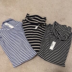 J.Crew Tissue Turtleneck Tops (3) Lot | Medium M | NWT
